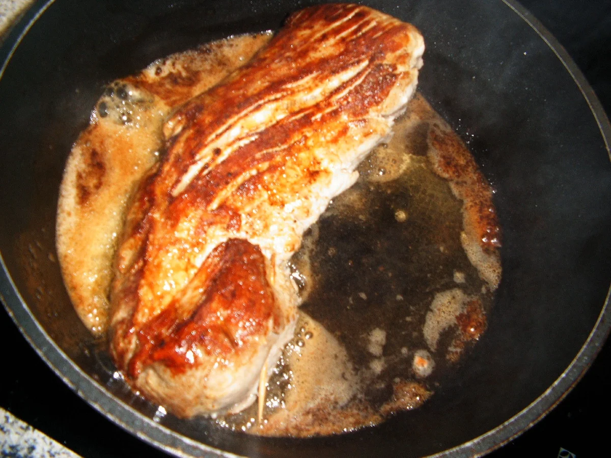 Rezept: Schweinefilet mit Nuss-Petersilienkruste Bild Nr. 3 Schweinefilet mit Nuss-Petersilienkruste - Rezept - Bild Nr. 3