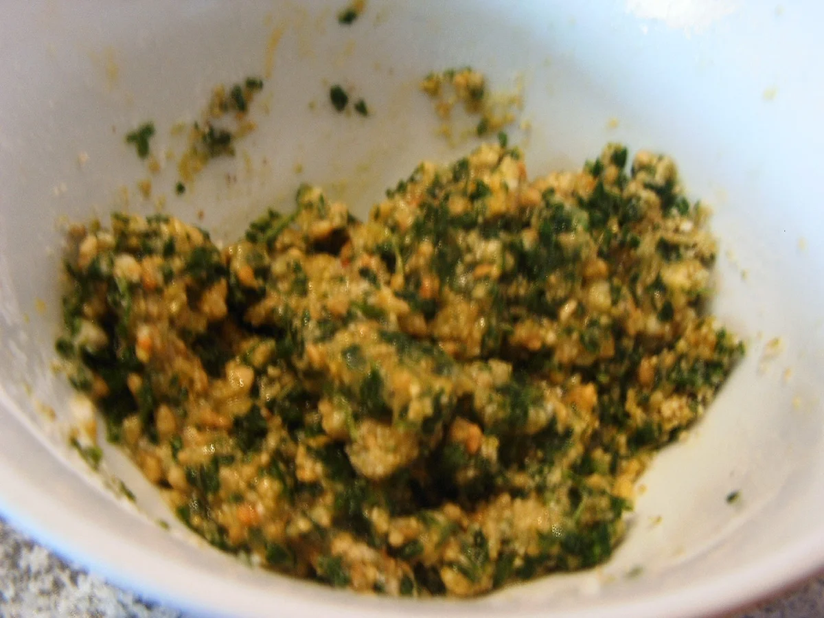 Rezept: Schweinefilet mit Nuss-Petersilienkruste Bild Nr. 8 Schweinefilet mit Nuss-Petersilienkruste - Rezept - Bild Nr. 8