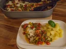 Rezept: Hack-Paprika-Pfanne mit Feta Hack-Paprika-Pfanne mit Feta - Rezept