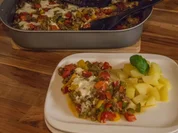 Rezept: Hack-Paprika-Pfanne mit Feta Hack-Paprika-Pfanne mit Feta - Rezept