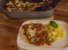 Hack-Paprika-Pfanne mit Feta - Rezept