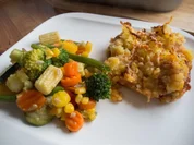 Hähnchenragout unter Kartoffeldecke - Rezept