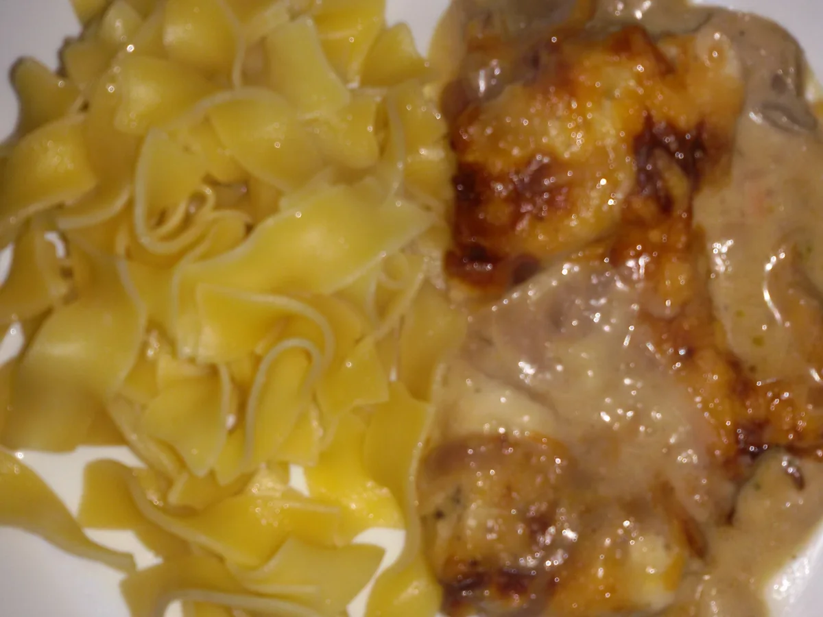 Zwiebel Sahne Hähnchen - Rezept - Bild Nr. 6