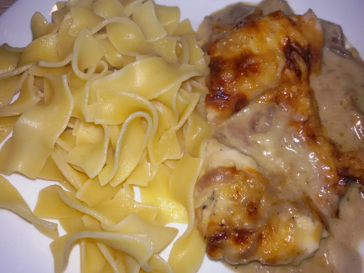 Zwiebel Sahne Hähnchen - Rezept - Bild Nr. 8