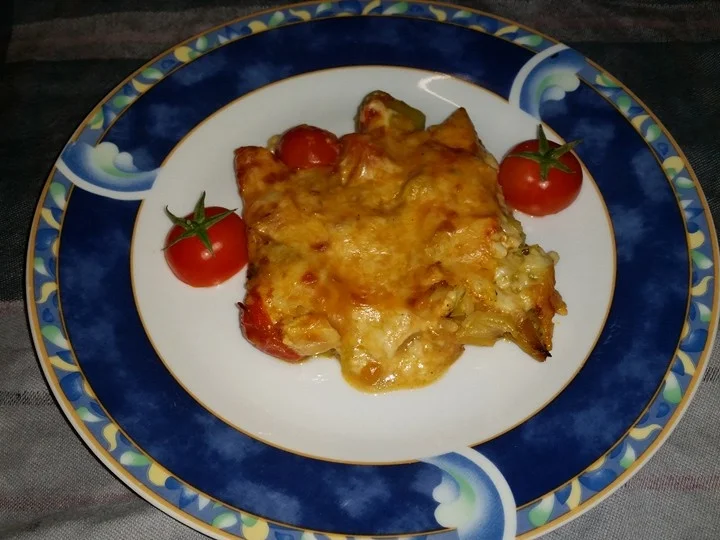 Basti`s Putenauflauf ganz Bunt - Rezept