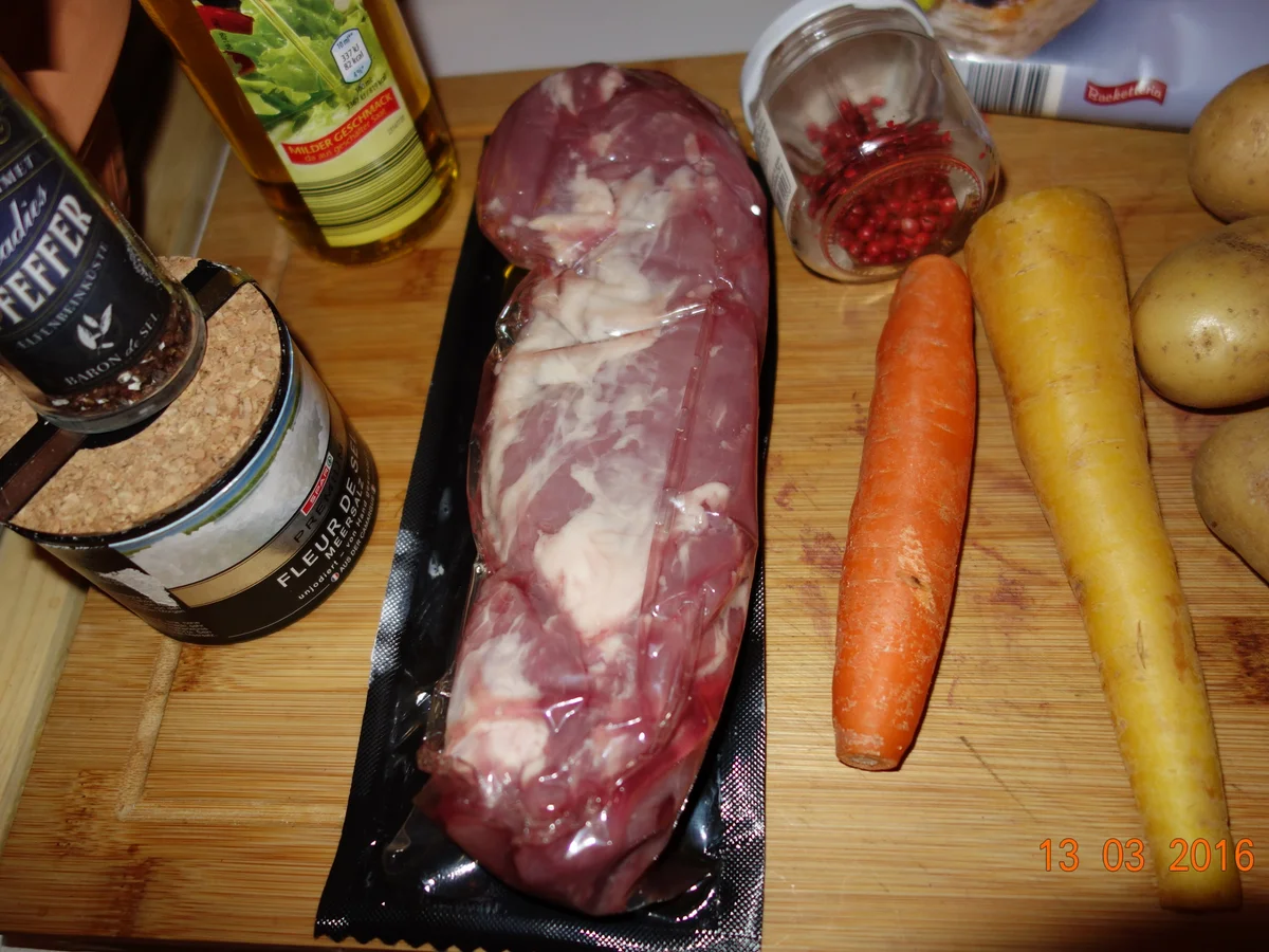 Rezept: Römertopf: Schweinslungenbraten ! Bild Nr. 3 Römertopf: Schweinslungenbraten ! - Rezept - Bild Nr. 3