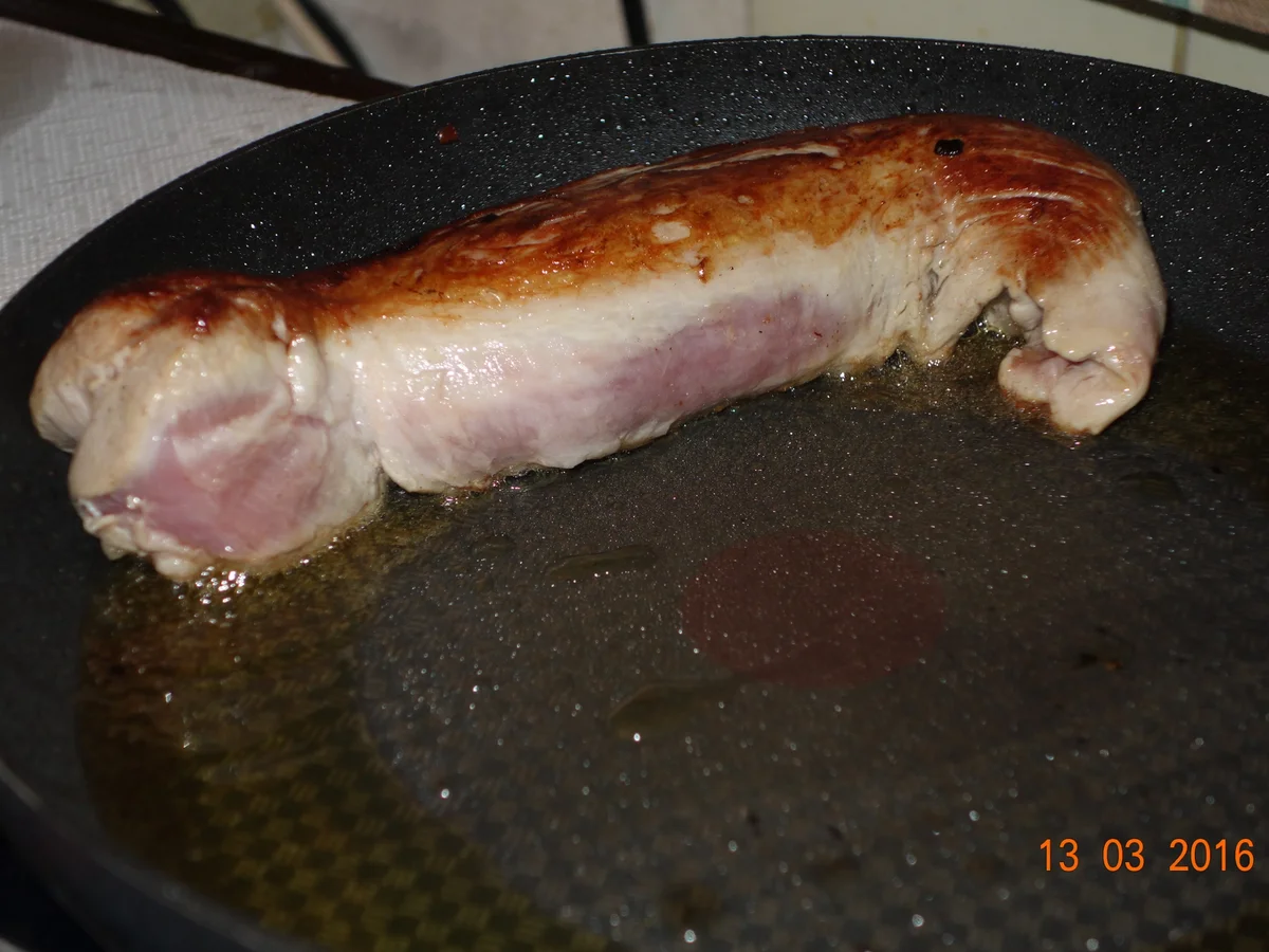 Rezept: Römertopf: Schweinslungenbraten ! Bild Nr. 4 Römertopf: Schweinslungenbraten ! - Rezept - Bild Nr. 4