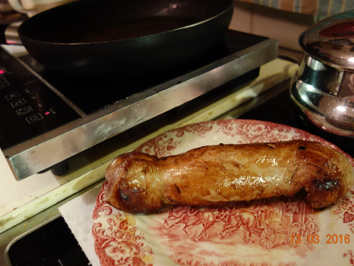 Rezept: Römertopf: Schweinslungenbraten ! Bild Nr. 5 Römertopf: Schweinslungenbraten ! - Rezept - Bild Nr. 5