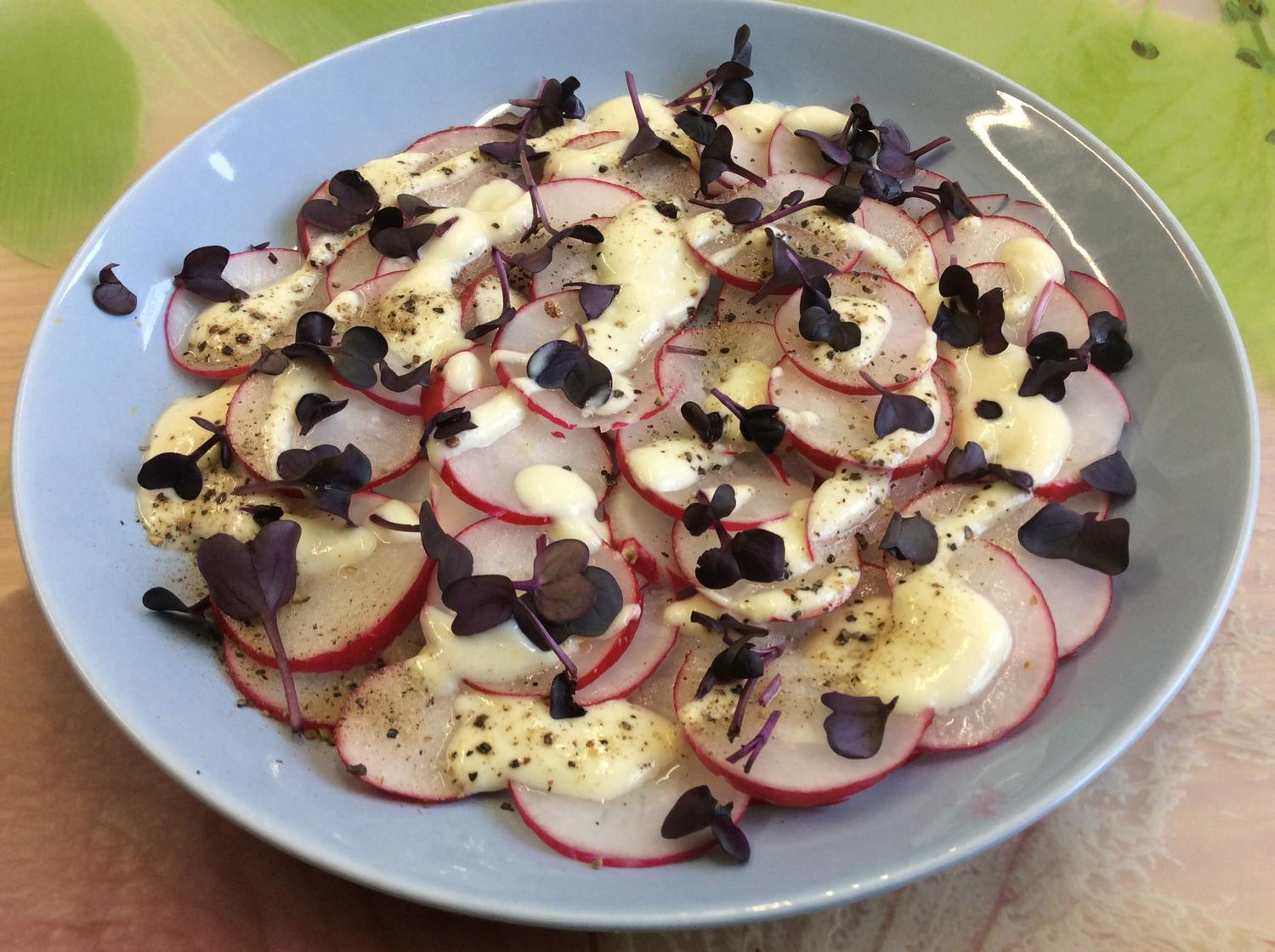 Radieschen Carpaccio
