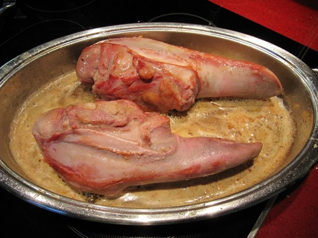 Kalbszunge mit Drillingen und Blattspinat à la Biggi - Rezept - Bild Nr. 5