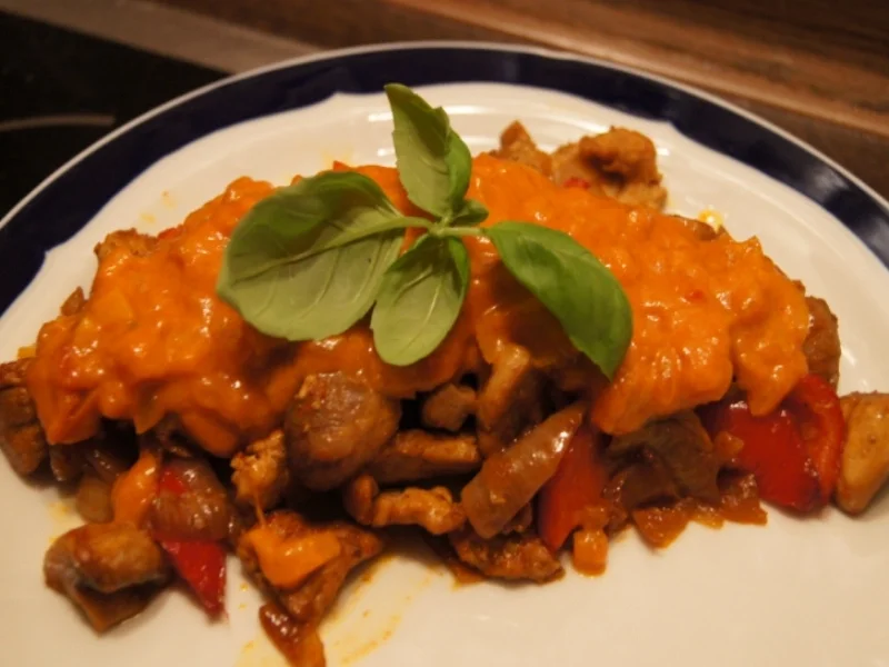 Rezept: Schaschlikpfanne mit Currysauce Bild Nr. 14 Schaschlikpfanne mit Currysauce - Rezept - Bild Nr. 14