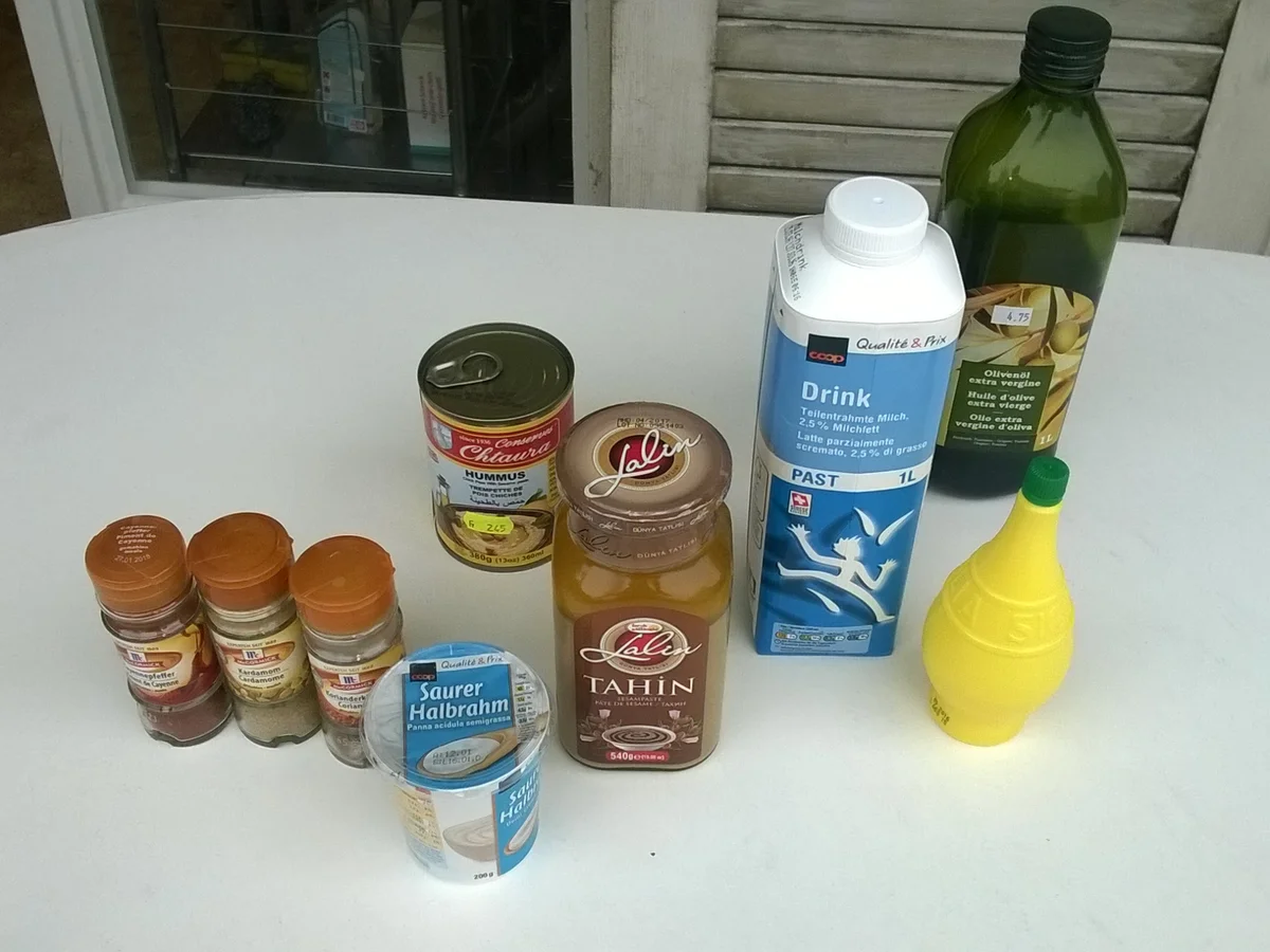 Geschmeidige Hummus bi Tahina Crème / Sämiger Dip, sowie Fladenbrotaufstrich - Rezept - Bild Nr. 2
