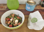 Wassermelonensalat an Blumenkohl-Mandel-Falafel - Rezept - Bild Nr. 2