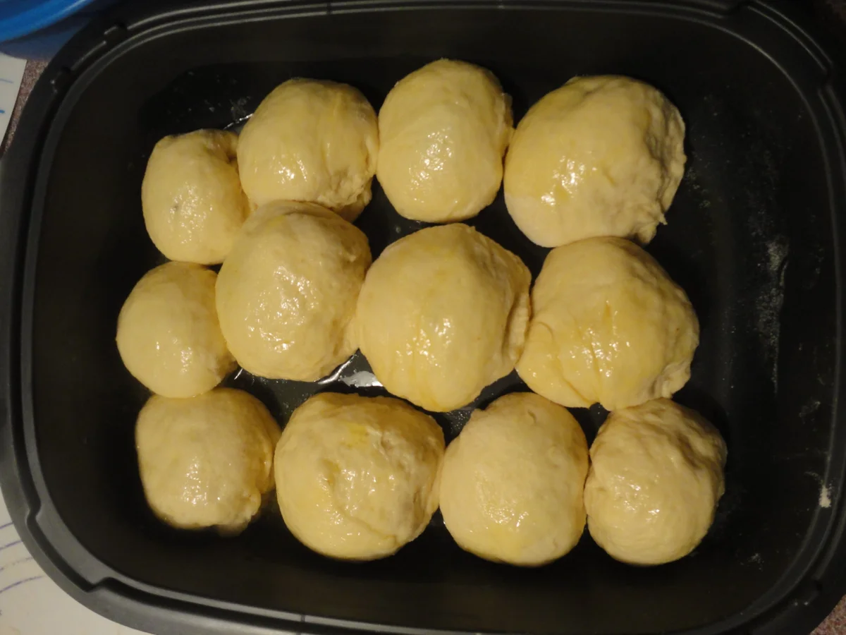 Silvias schnelle Germteig Buchteln - gefüllt mit Nußnougat - Rezept - Bild Nr. 17