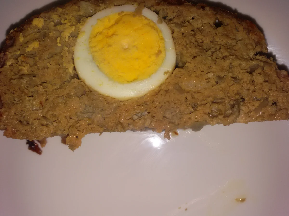 Rezept: Hackbraten mit Bacon & Ei Bild Nr. 5 Hackbraten mit Bacon & Ei - Rezept - Bild Nr. 5