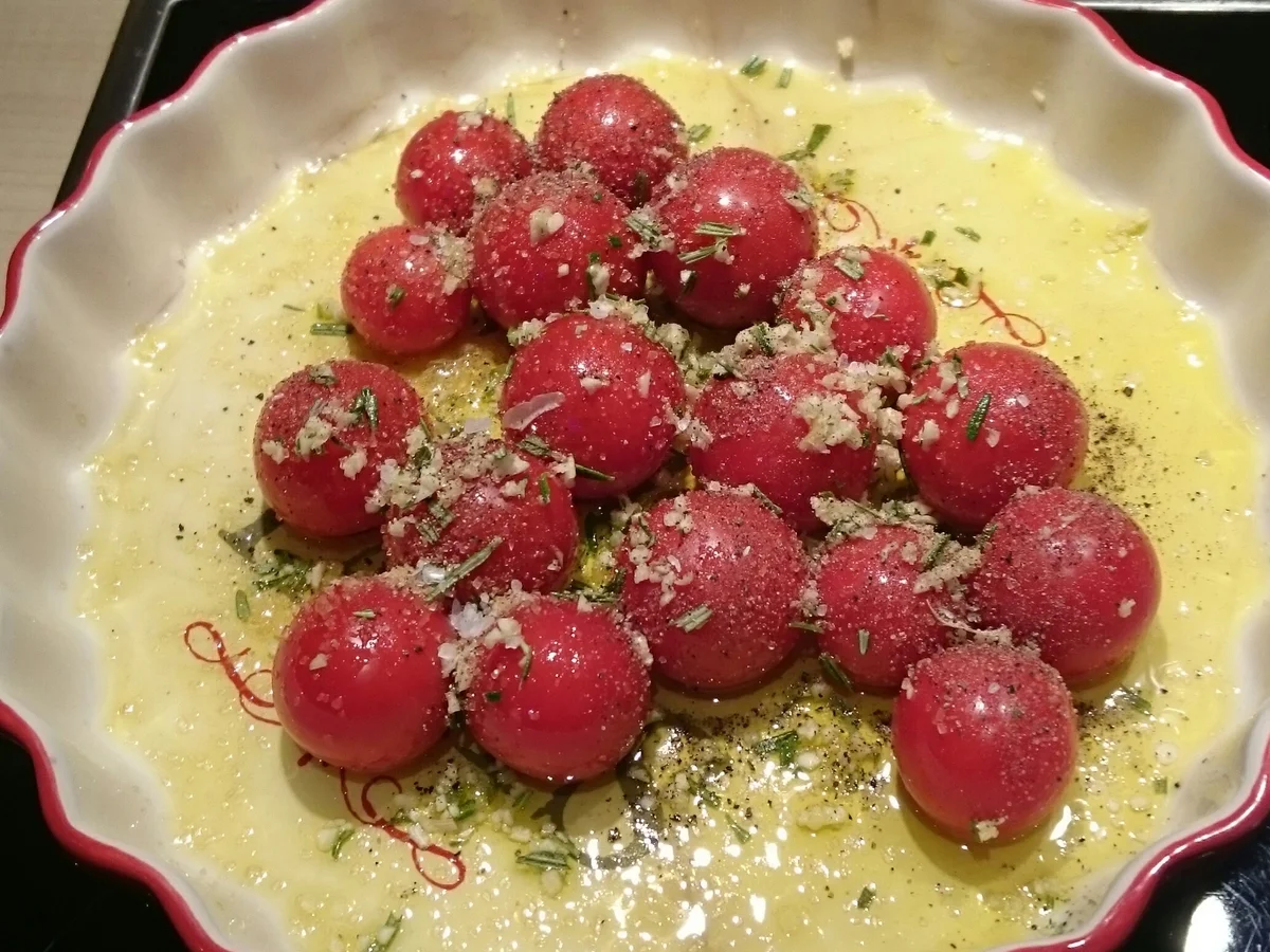 Rezept: Nudelsalat mit Tomate und Mozzarella Bild Nr. 2 Nudelsalat mit Tomate und Mozzarella - Rezept - Bild Nr. 2