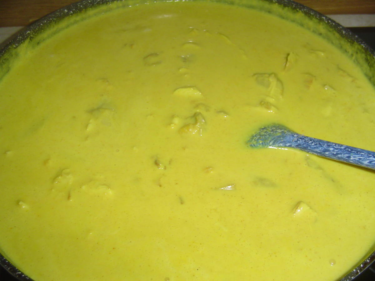 Curryhühnchen mit Ananas und Reis - Rezept - Bild Nr. 4