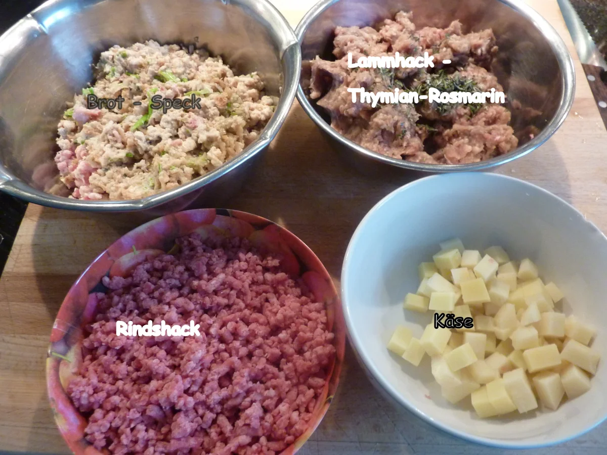 Rezept: Lamm-Käse Hackbraten mit Niedergartemperatur braten. Bild Nr. 5 Lamm-Käse Hackbraten mit Niedergartemperatur braten. - Rezept - Bild Nr. 5