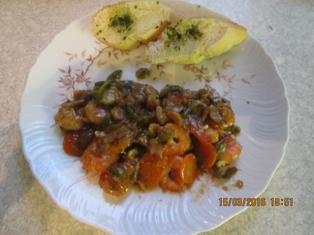 Rezept: Asiatisch: Garnelen süß-sauer Asiatisch: Garnelen süß-sauer - Rezept