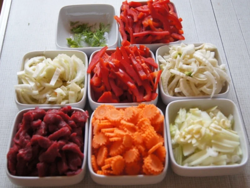 Rindfleischstreifen mit Gemüsepfanne - Rezept - Bild Nr. 4