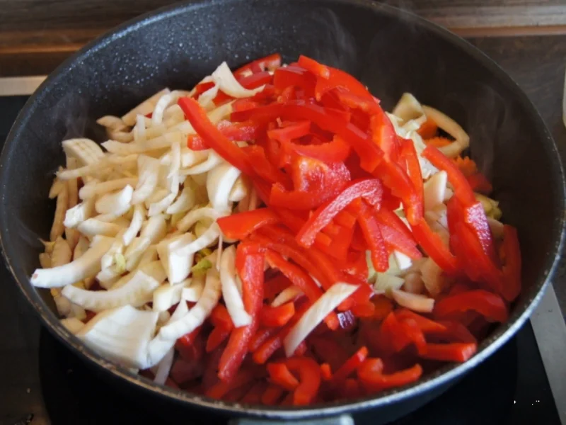 Rindfleischstreifen mit Gemüsepfanne - Rezept - Bild Nr. 9