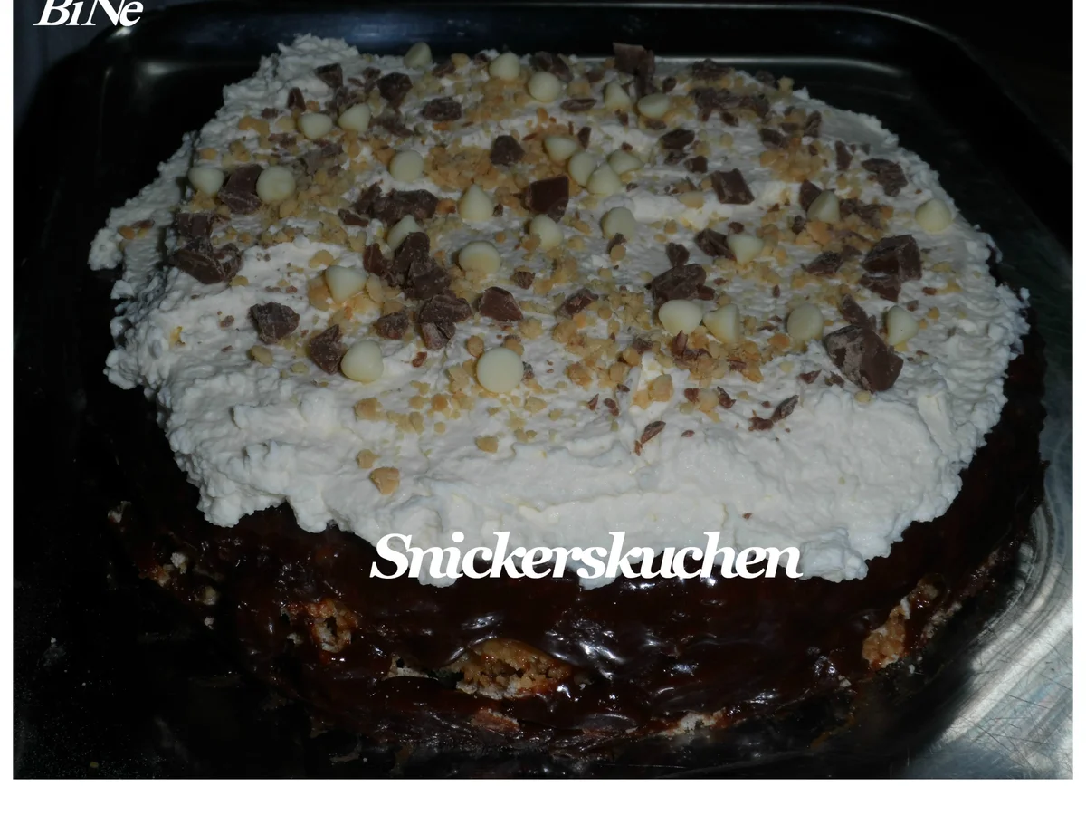 BiNe` S SNICKERSKUCHEN - Rezept