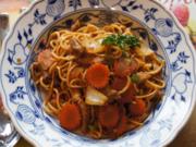 Chinesische Bratnudeln mit Schweinefleisch - Rezept