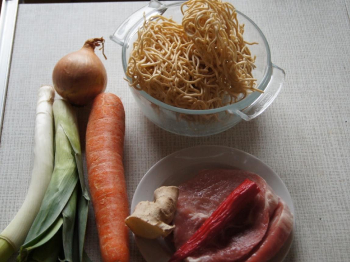 Chinesische Bratnudeln mit Schweinefleisch - einfach - von MausVoh