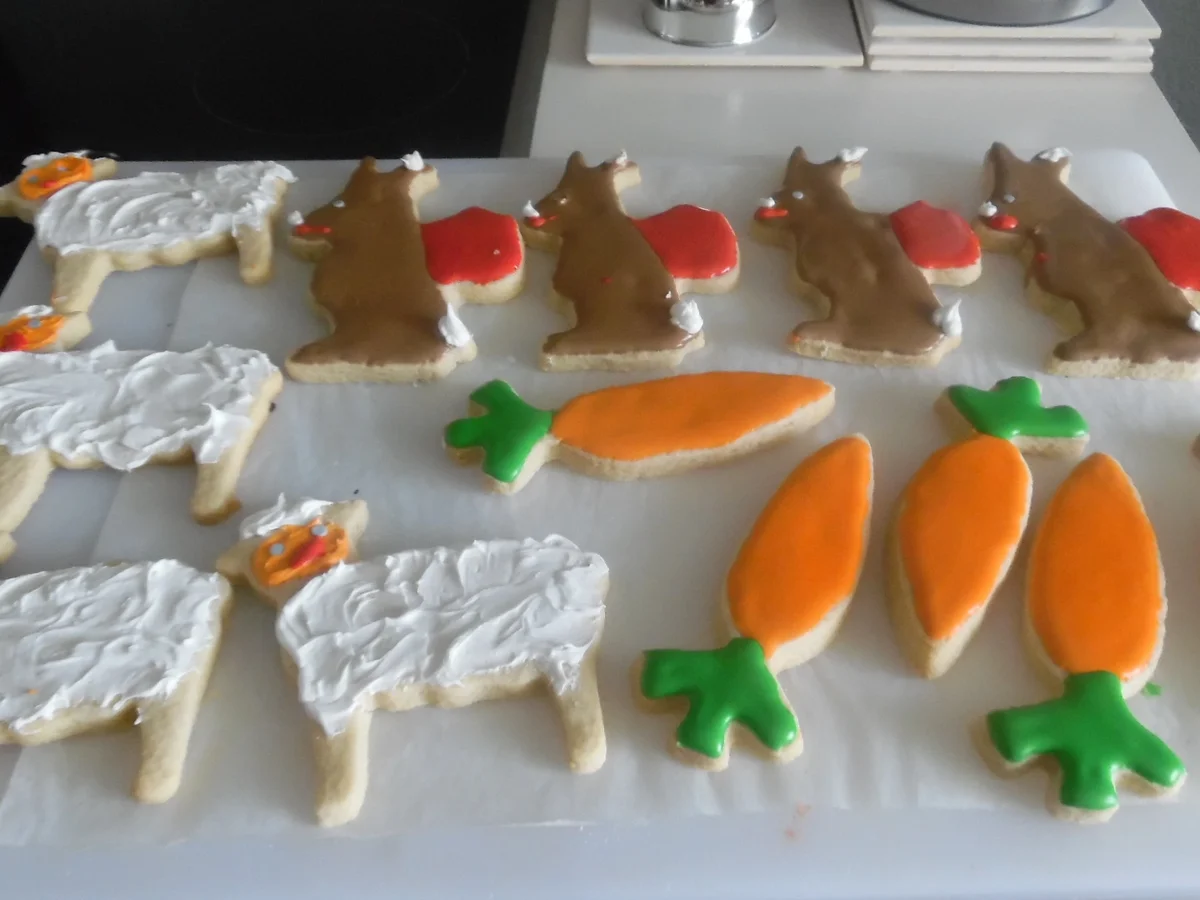 Rezept: Große Oster-Plätzchen Große Oster-Plätzchen - Rezept