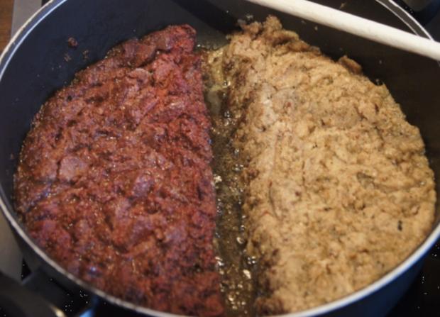 Wellwurst mit Kartoffeln und Sauerkraut