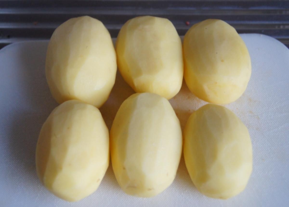 Kotelett mit Kartoffelpilzen und Buttergemüse - Rezept - Bild Nr. 10