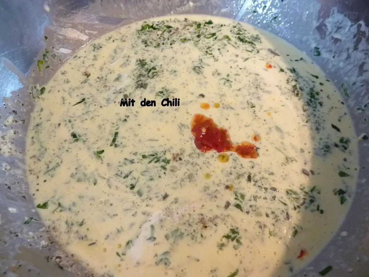 Kartoffelcake mit Käse und Speck. - Rezept - Bild Nr. 10