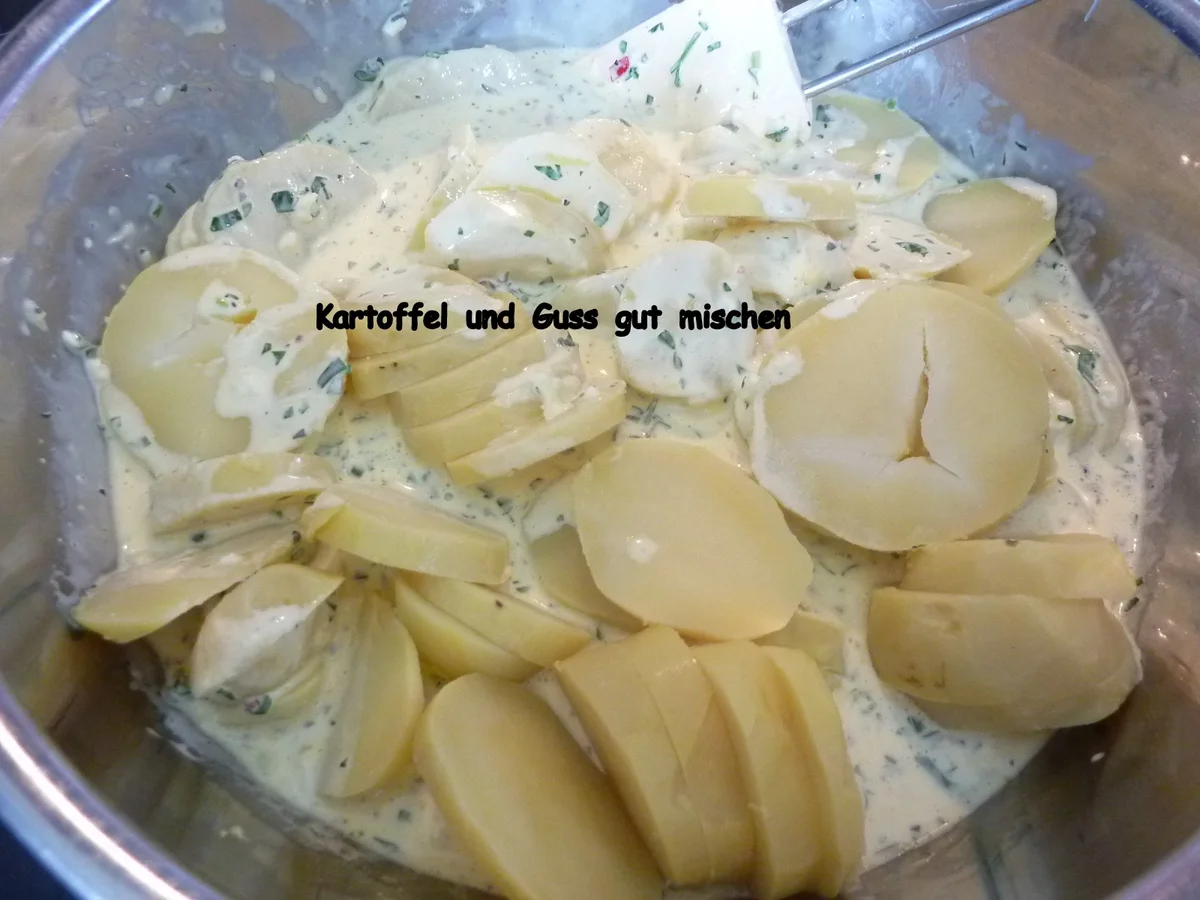 Kartoffelcake mit Käse und Speck. - Rezept - Bild Nr. 11