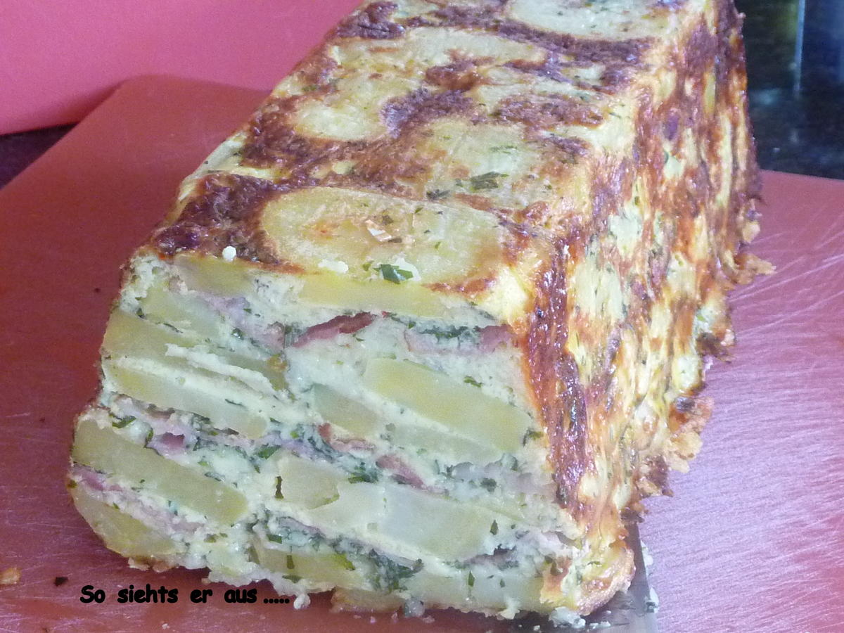 Kartoffelcake mit Käse und Speck. - Rezept - Bild Nr. 17