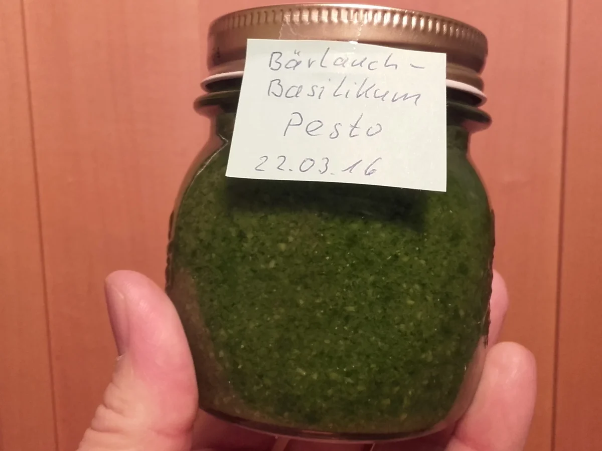 Bärlauch-Basilikum-Pesto - Rezept - Bild Nr. 7