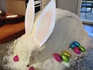 Hasenkuchen mit Schokolade oder Kokos für Ostern - Rezept