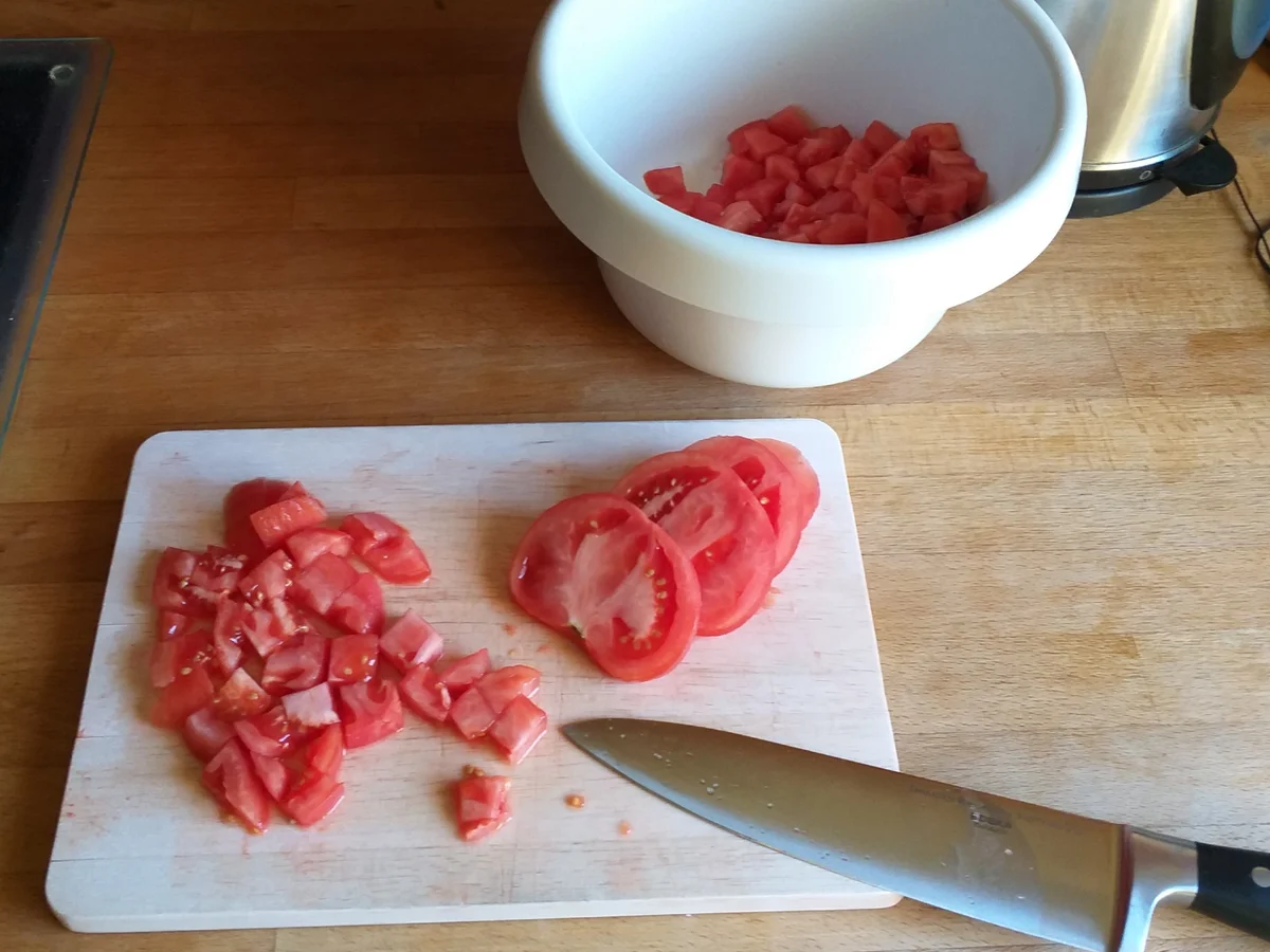 Pasta mit Lachs und Garnelen - Rezept - Bild Nr. 6624