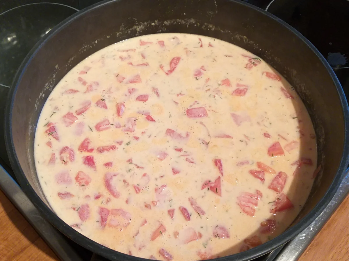 Pasta mit Lachs und Garnelen - Rezept - Bild Nr. 6627