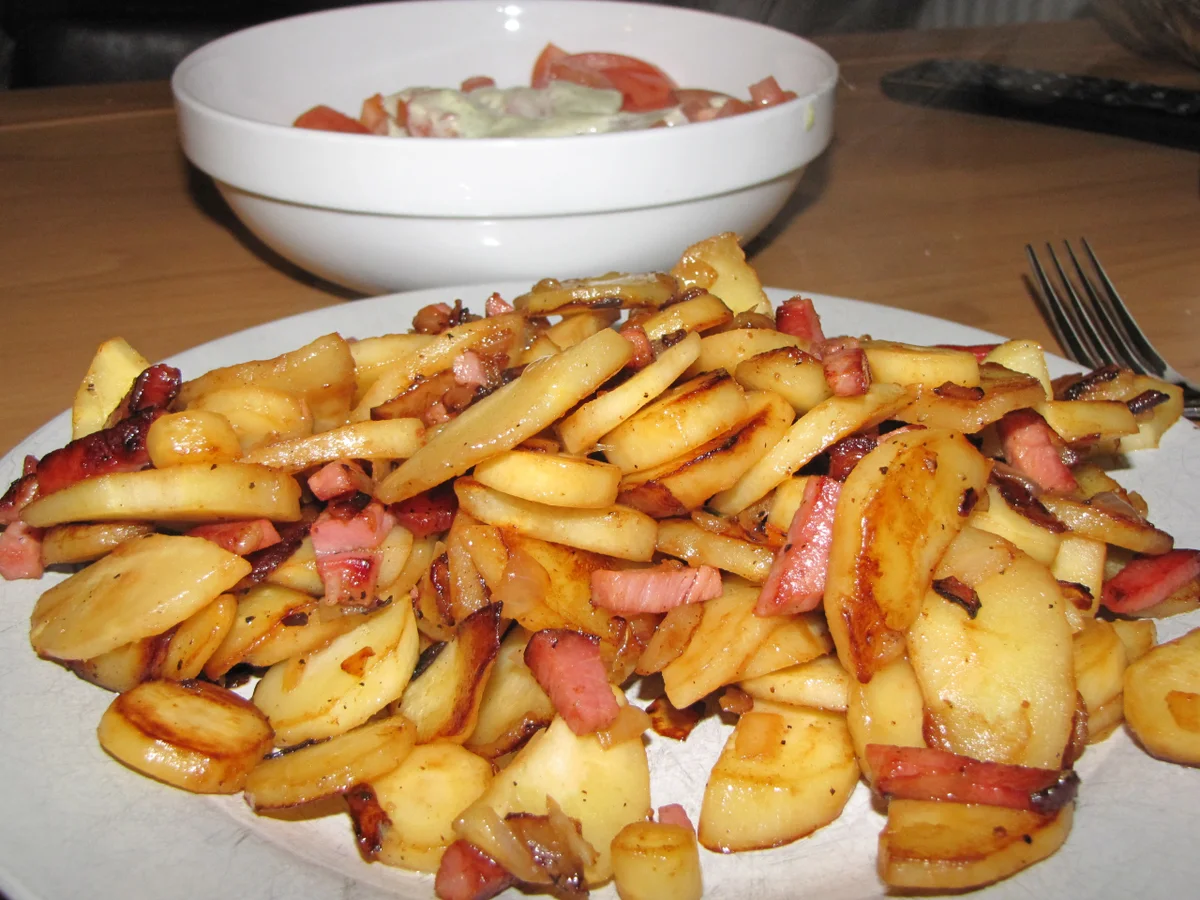 Pastinaken Bratkartoffeln - Rezept