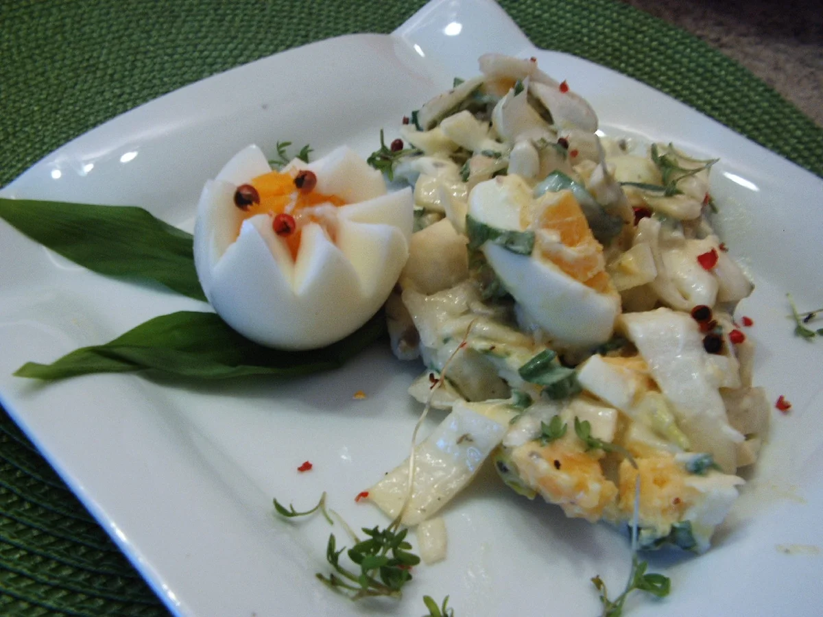 Chicoree-Eiersalat - Rezept