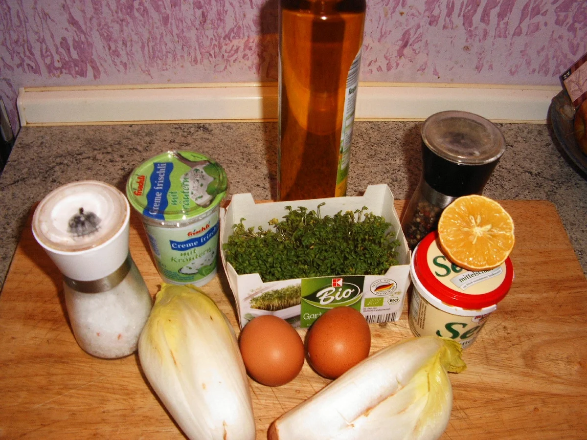 Chicoree-Eiersalat - Rezept - Bild Nr. 2