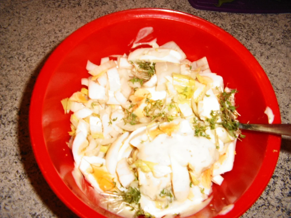 Chicoree-Eiersalat - Rezept - Bild Nr. 5