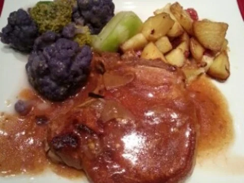 Dreierlei vom Blumenkohl mit Kotelett - Rezept - Bild Nr. 10