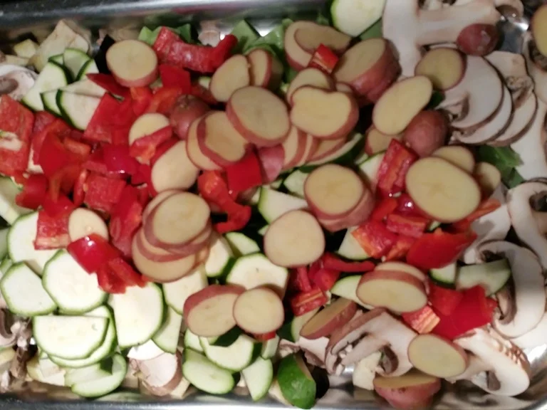 Gemüsepfanne mit Hähnchen (Flattermann) à la Biggi - Rezept - Bild Nr. 2