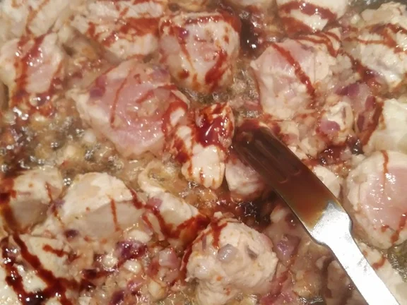 Gemüsepfanne mit Hähnchen (Flattermann) à la Biggi - Rezept - Bild Nr. 14