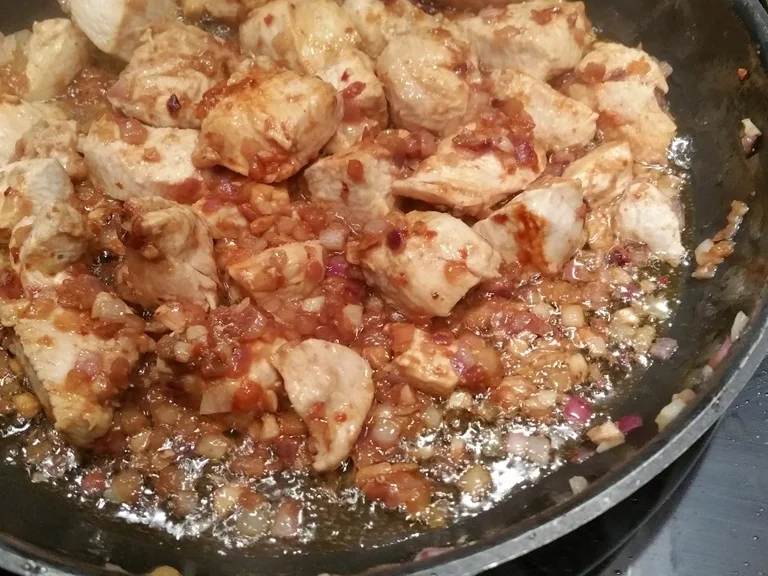 Gemüsepfanne mit Hähnchen (Flattermann) à la Biggi - Rezept - Bild Nr. 15