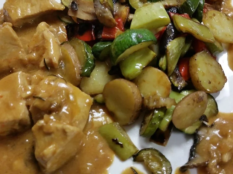 Gemüsepfanne mit Hähnchen (Flattermann) à la Biggi - Rezept - Bild Nr. 22