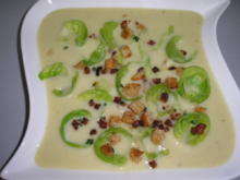 Rosenkohl-Creme-Süppchen - Rezept