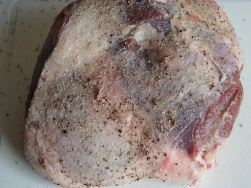 Lammkeule mit grünen Bohnen und Rosmarin Kartoffeln - Rezept - Bild Nr. 3