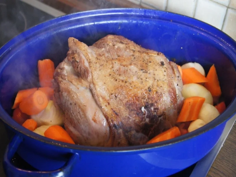 Lammkeule mit grünen Bohnen und Rosmarin Kartoffeln - Rezept - Bild Nr. 5